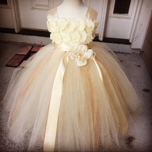 Flower girl tutu dress